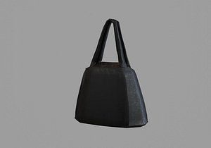 low  poly handbag 3D