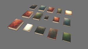 Old Books 3D model