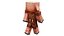 Minecraft Piglin Rigged 3D-Modell, spielfertig in 4K PBR