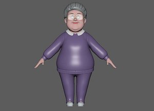 Old Woman Cartoon