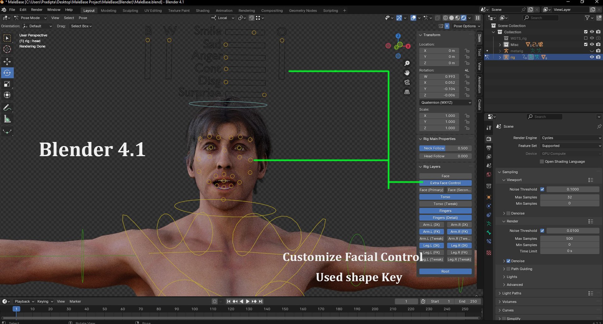Male Base Rig 3D Model - TurboSquid 2230112