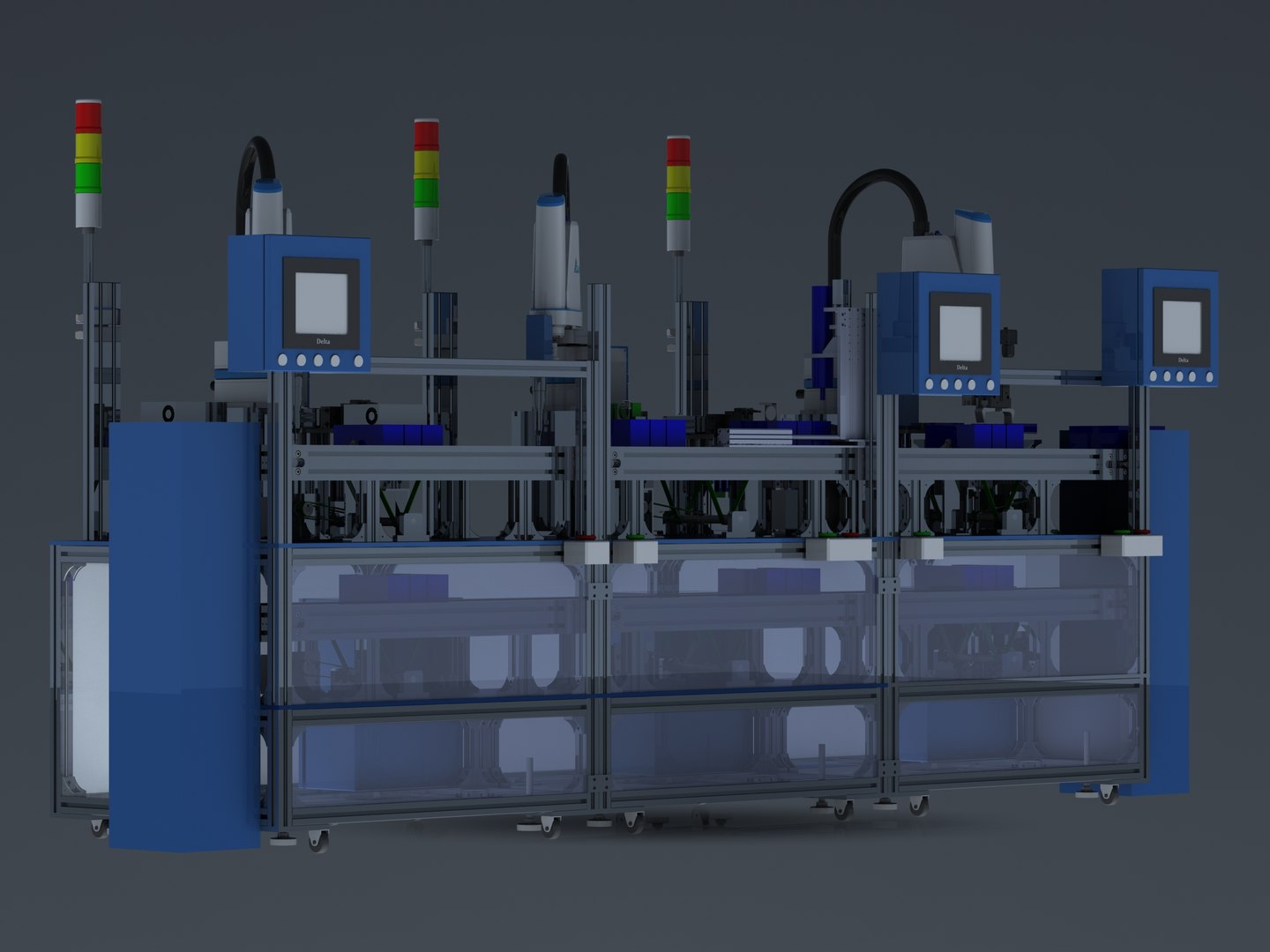 3D Assembly Line of Power Inverter - TurboSquid 2158326