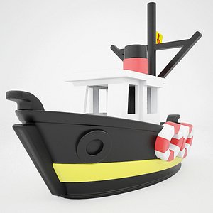 ship toy 3D model