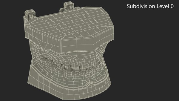 이동식 치아가 있는 치과 해부학 소아 Typodont 모델 3D 모델 - TurboSquid 2052620