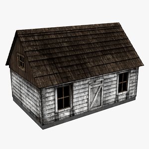 3d cabin old