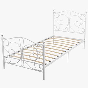Twin Xl Bed Frame 3D model