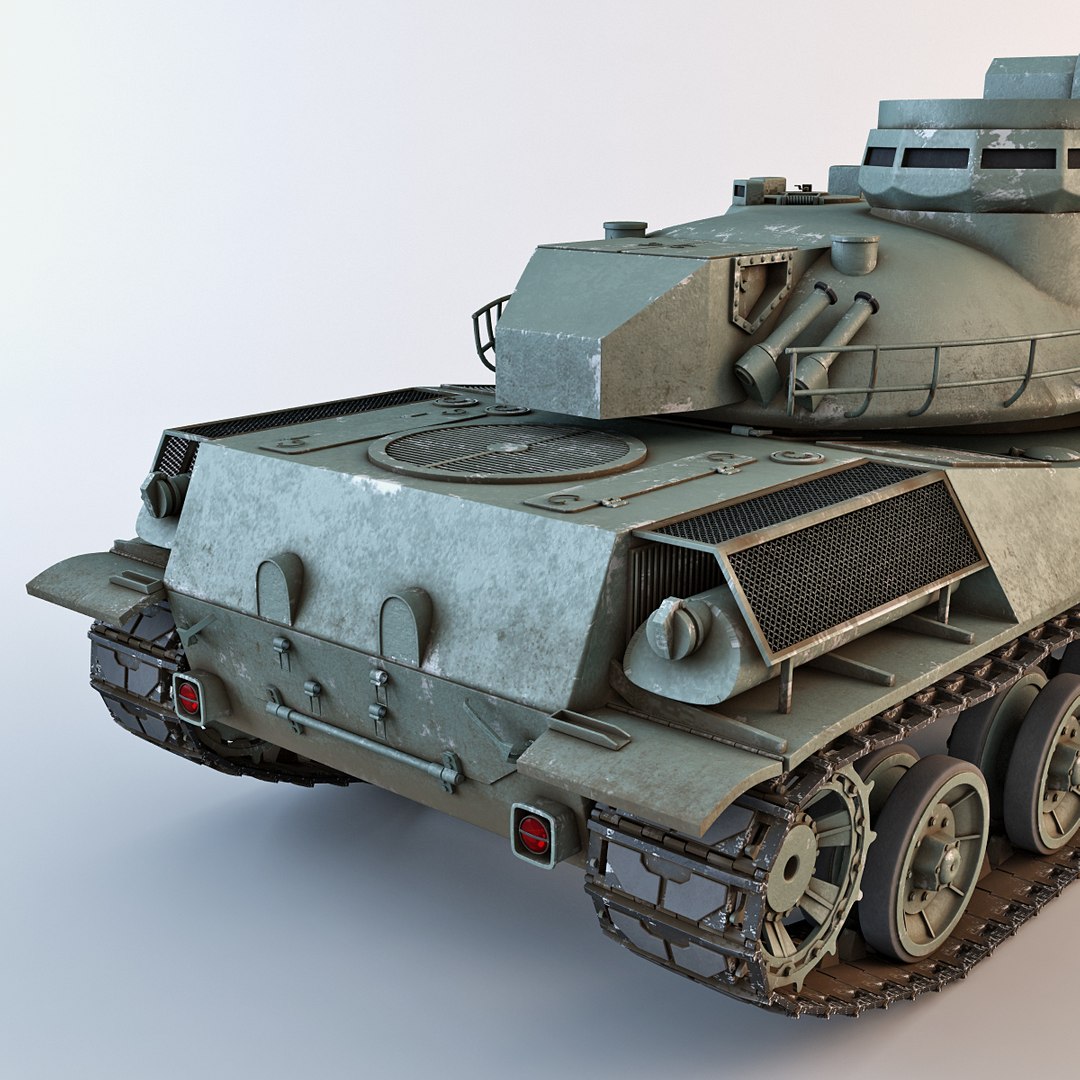 amx-32 france main battle tank 3d max