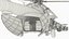 3D Multirole Combat Helicopter Grey
