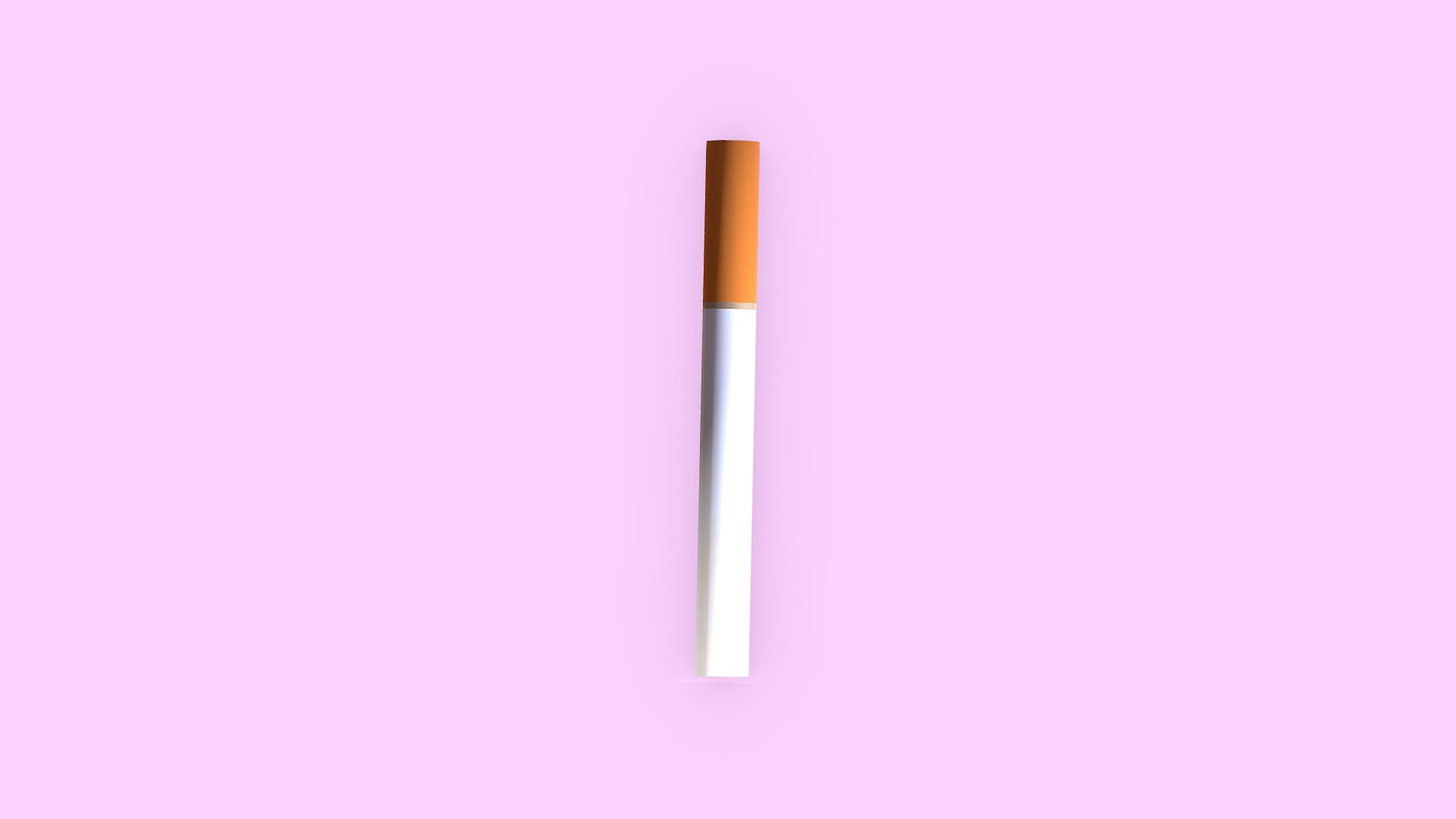 3D Cigarette With Smoke Low Poly Model - TurboSquid 2227737