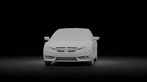Honda Civic Coupe 2016 3D model