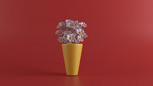 Cartoon Vase Flower