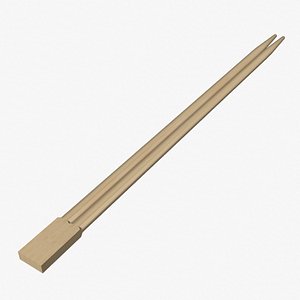 3ds max waribashi chopsticks