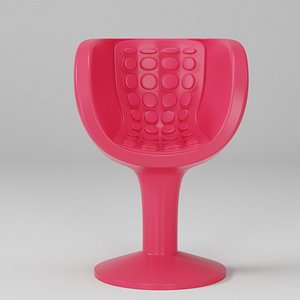 3D Futuristic Pop Art chair