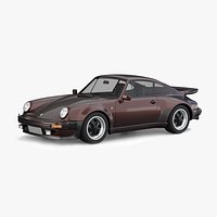 Porsche 911 930 Turbo Classic Car Clean Topology