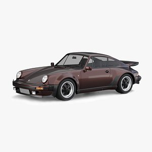 Porsche 911 930 Turbo Classic Car Clean Topology