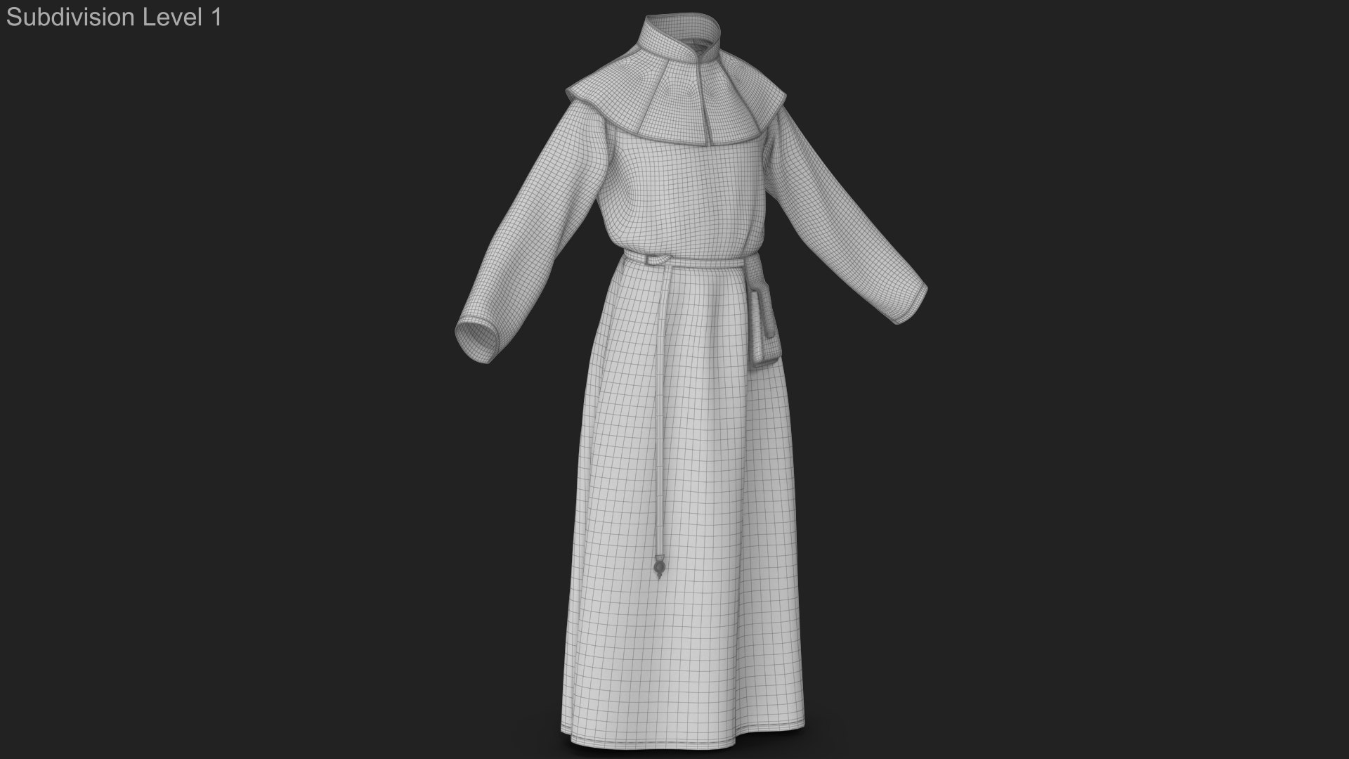 Robe with Mantle Black and Pouch 3D model https://p.turbosquid.com/ts-thumb/UL/IAEB6M/Fp/wireframe_01/jpg/1778737458/1920x1080/fit_q87/eb91145547da26b0a72e9cfb801ed56345e38f5e/wireframe_01.jpg