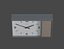 Horloge murale rétro japonaise low-poly