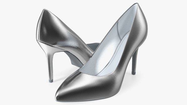modelo 3d Zapatos plateados - TurboSquid 1825838
