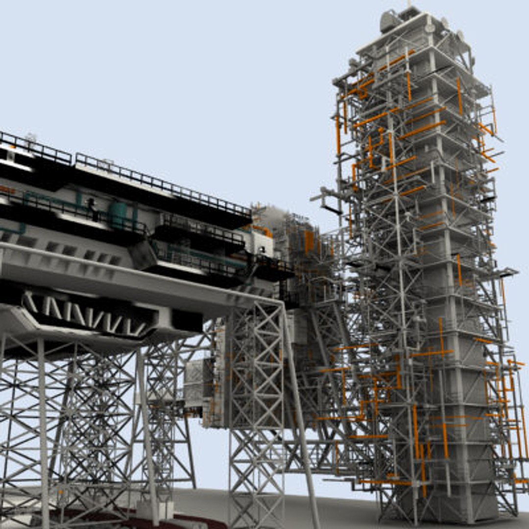 3d Model Of Space Shuttle Launch Tower