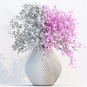 Bouquet in vase vol 149 3D model
