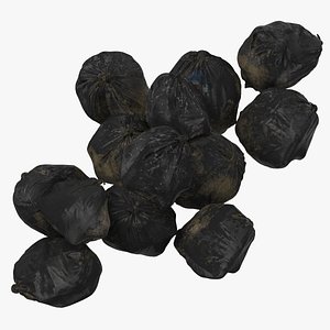 Garbage Bags Pille Medium 3D model
