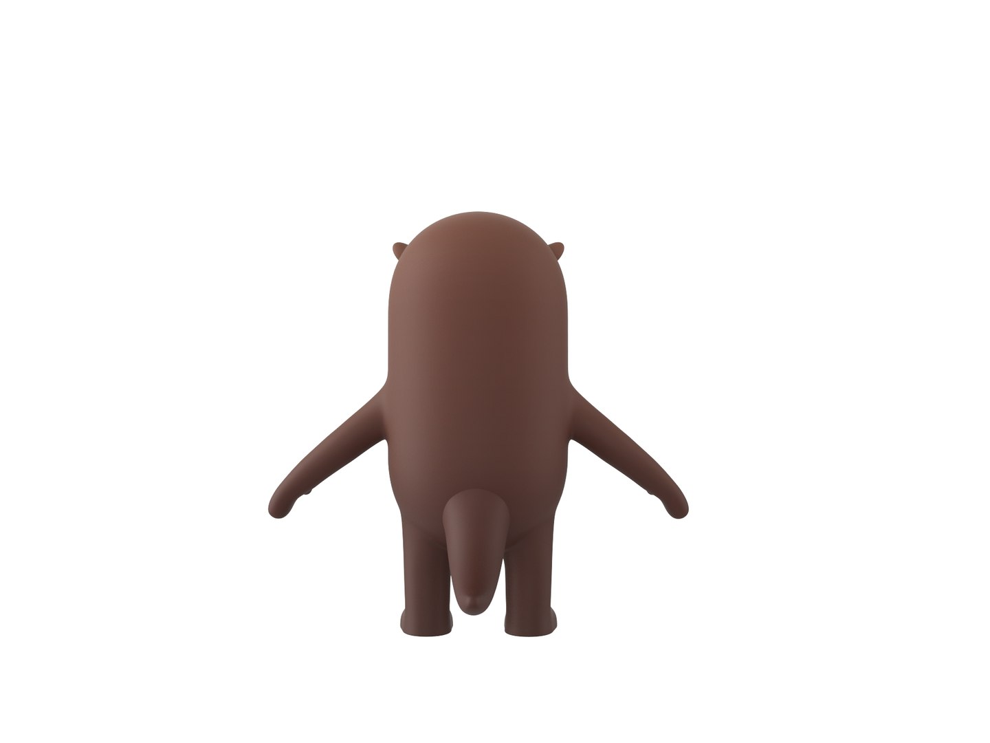Otter Character 3D Model - TurboSquid 2021198
