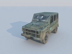 gelandewagen low-poly 3d model