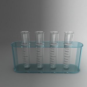 test tube 3d max