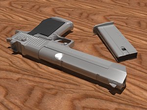 desert eagle pistol 3d model