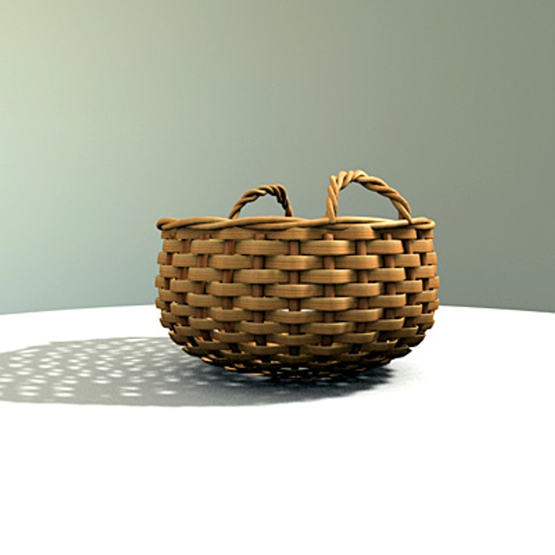 Decoration Basket Cesta 3d Model