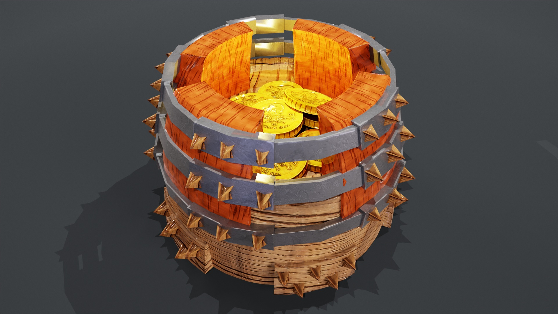Gold Storage 3D - TurboSquid 2181224