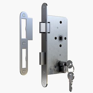 3D euro key lock
