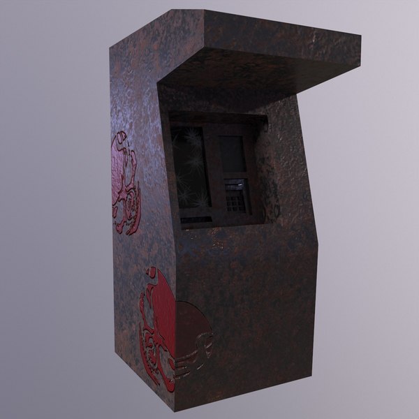 Bank ATM Game Ready Low-poly 3D model