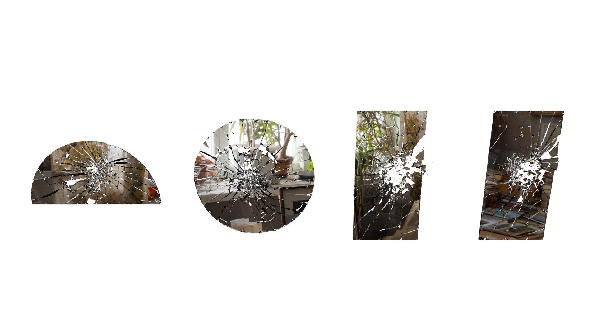 3D Broken Windows And Mirrors Glass 3D Models For Blender 3D Model ...