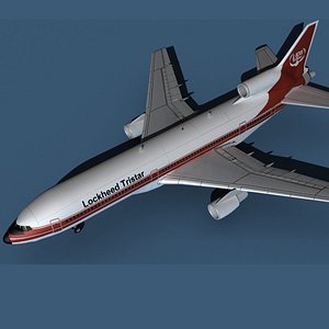 3D Lockheed L-1011-50 Lockheed model