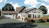 Country Ranch House with Deck and Garage