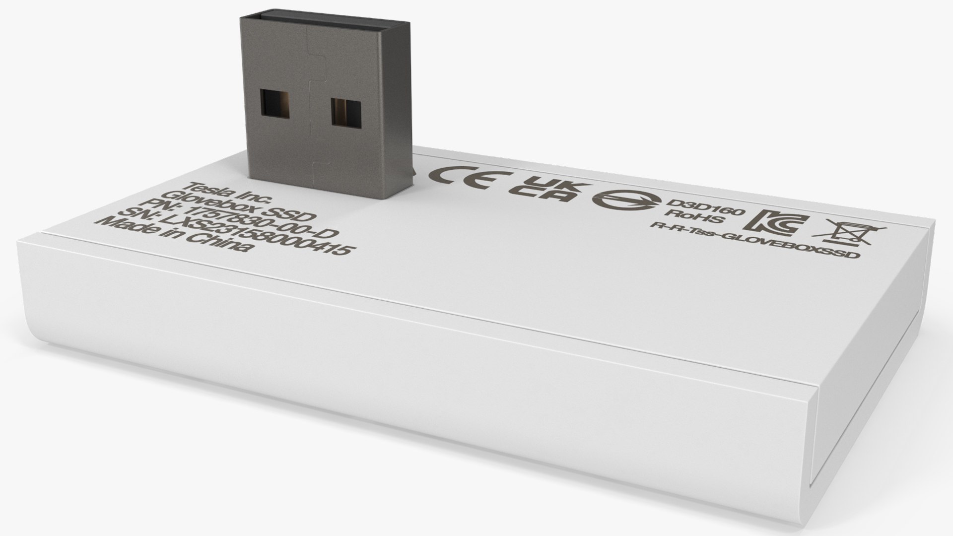Portable Solid State Drive 3D Model - TurboSquid 2524167