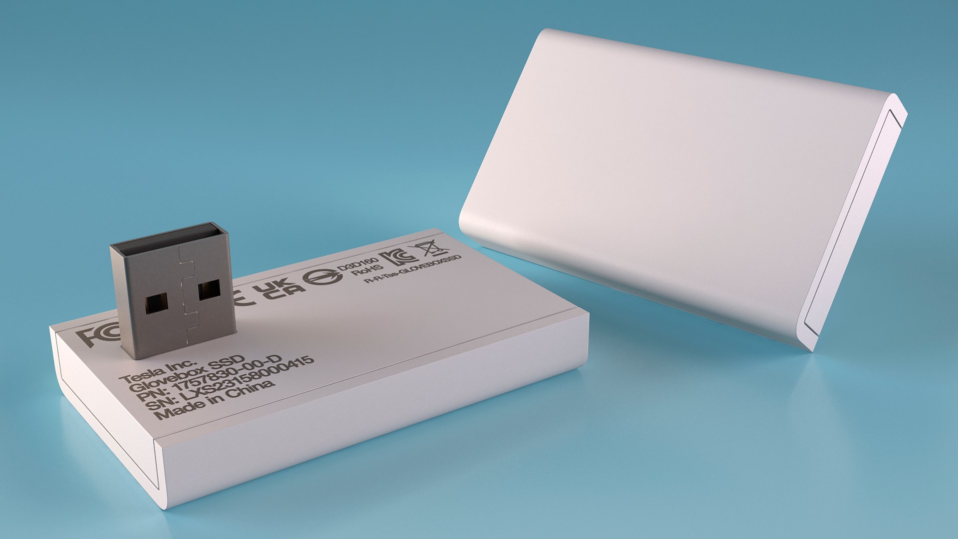 Portable Solid State Drive 3D Model - TurboSquid 2524167
