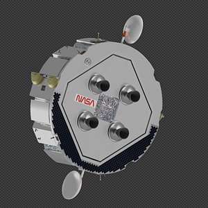 3D Orbital Maneuvering Vehicle model