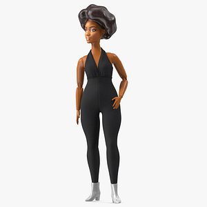 Barbie Looks Doll Dressed Elle GTD91 Rigged for Cinema 4D 3D model