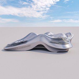 futuristic building 18 3D model