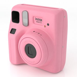 3D model Instant Camera Fujifilm instax mini SE Pink 3D Model