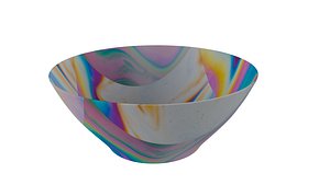 3D Bowl in Mix Color model