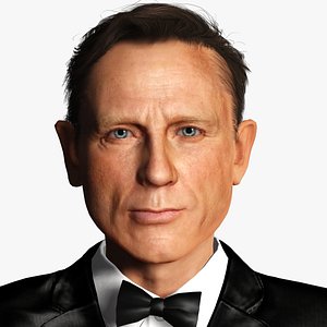 Daniel Craig James Bond - 007 Rigged animated 2500 free animations tutorial