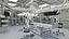 Surgery Room with Angiogram C-Arm