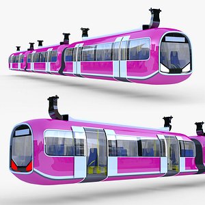 3D Elevated train concept 2024 II model