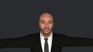 3D Aj Dillon Hyper Realistic Full Body Fully Rigged 3D Character model