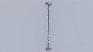 Railway lamp post model