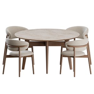 3D Dinning Set 01 by Calligaris