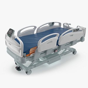 3D Smart Medical Bed Stryker Procuity ZM model